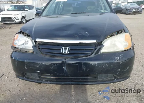 2002 Honda Civic Ex from USA, damaged, VIN 2HGES26752H529198